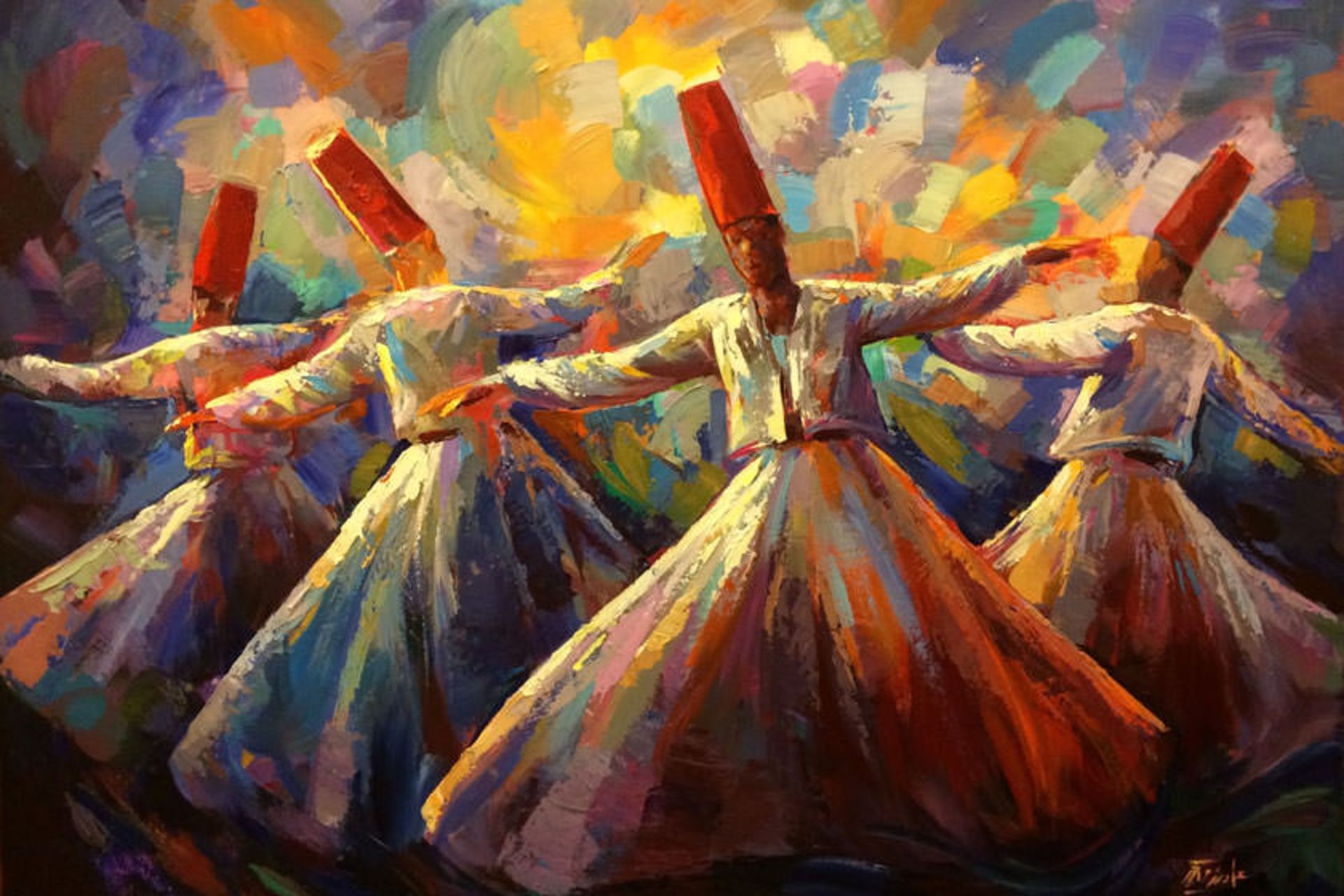 با سماع زنان مولانا در قونیه