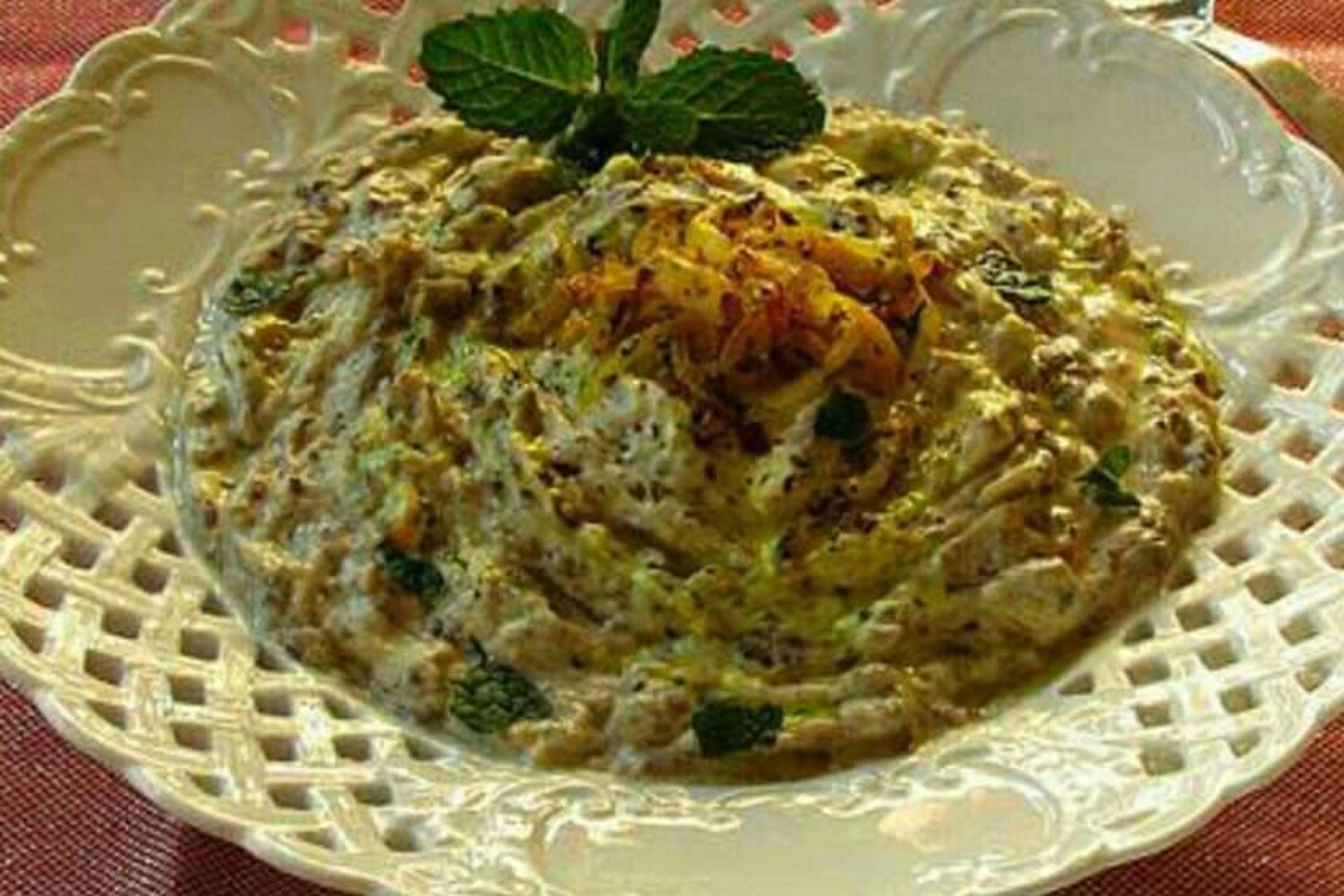 بورانی بادمجان کبابی