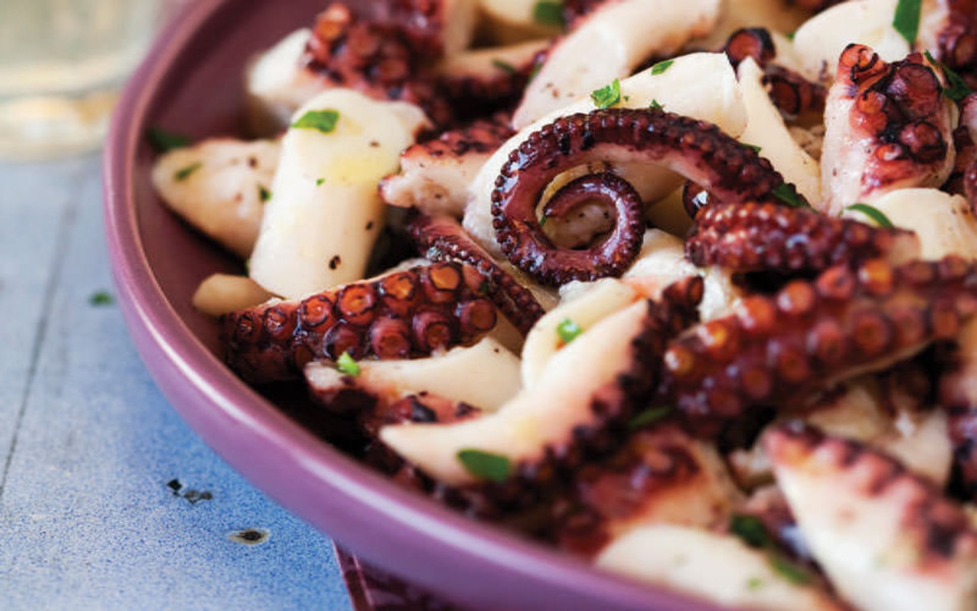 سالاد هشت پا (Octopus Salad)