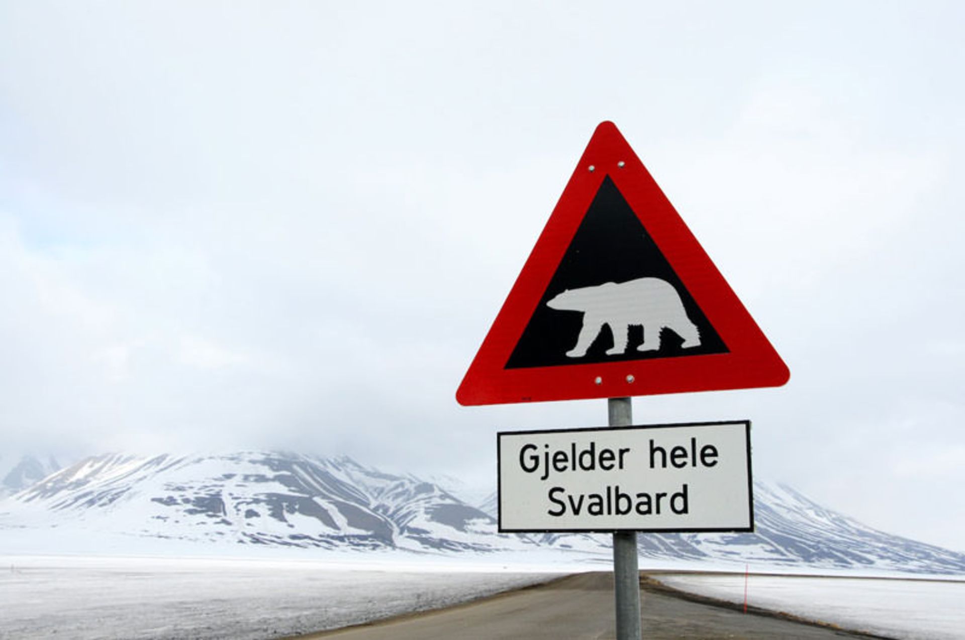 بزرگراه لانگیربین (Longyearbyen)، نروژ