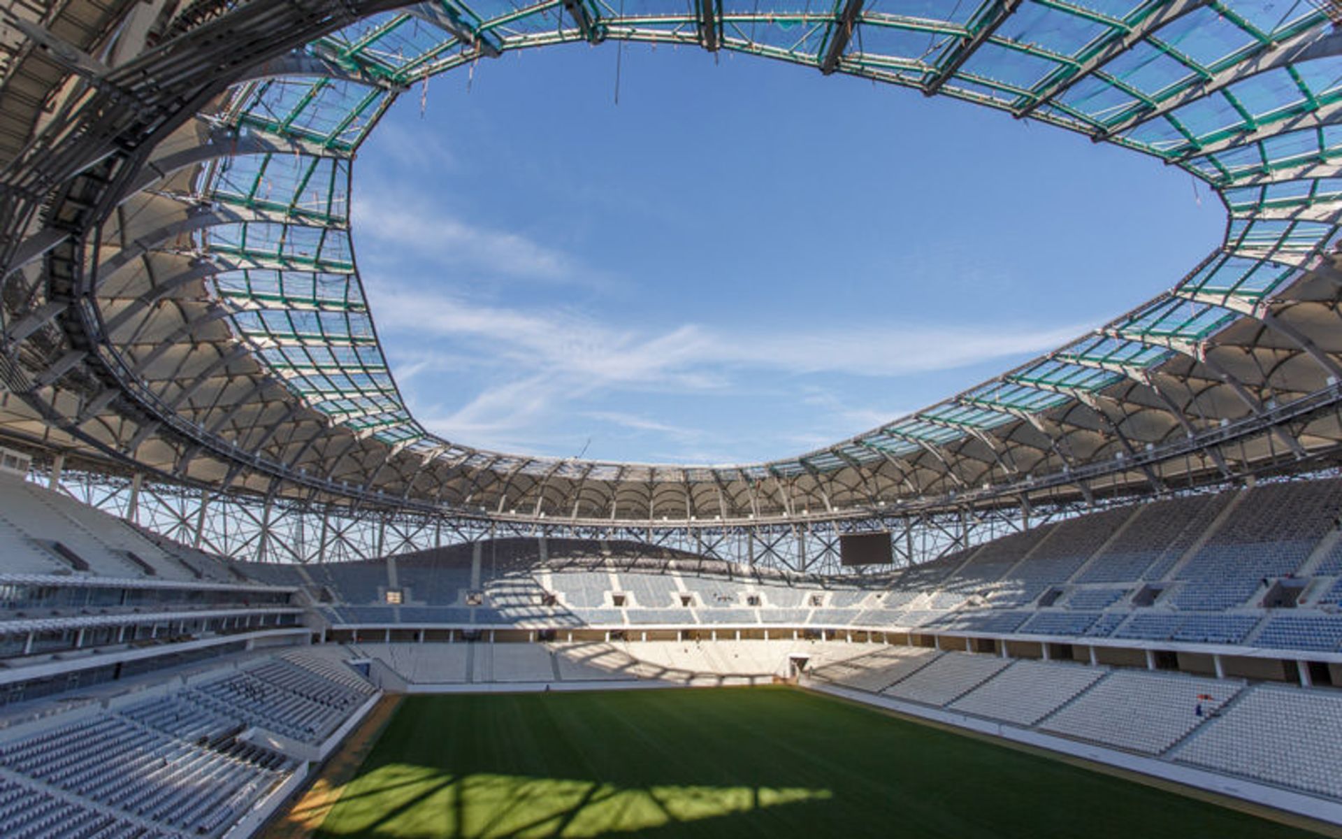 نمای داخلی ورزشگاه ولگوگراد