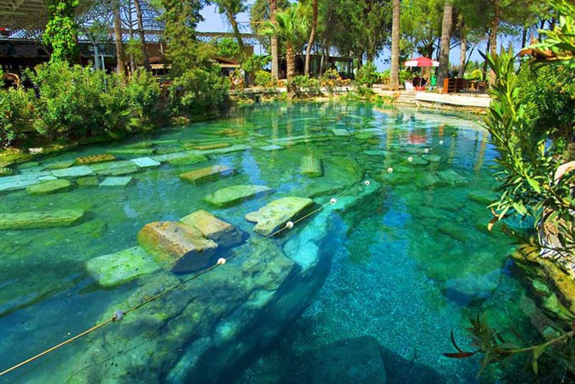 استخر باستانی پاموکاله (Pamukkale Antique Pool)