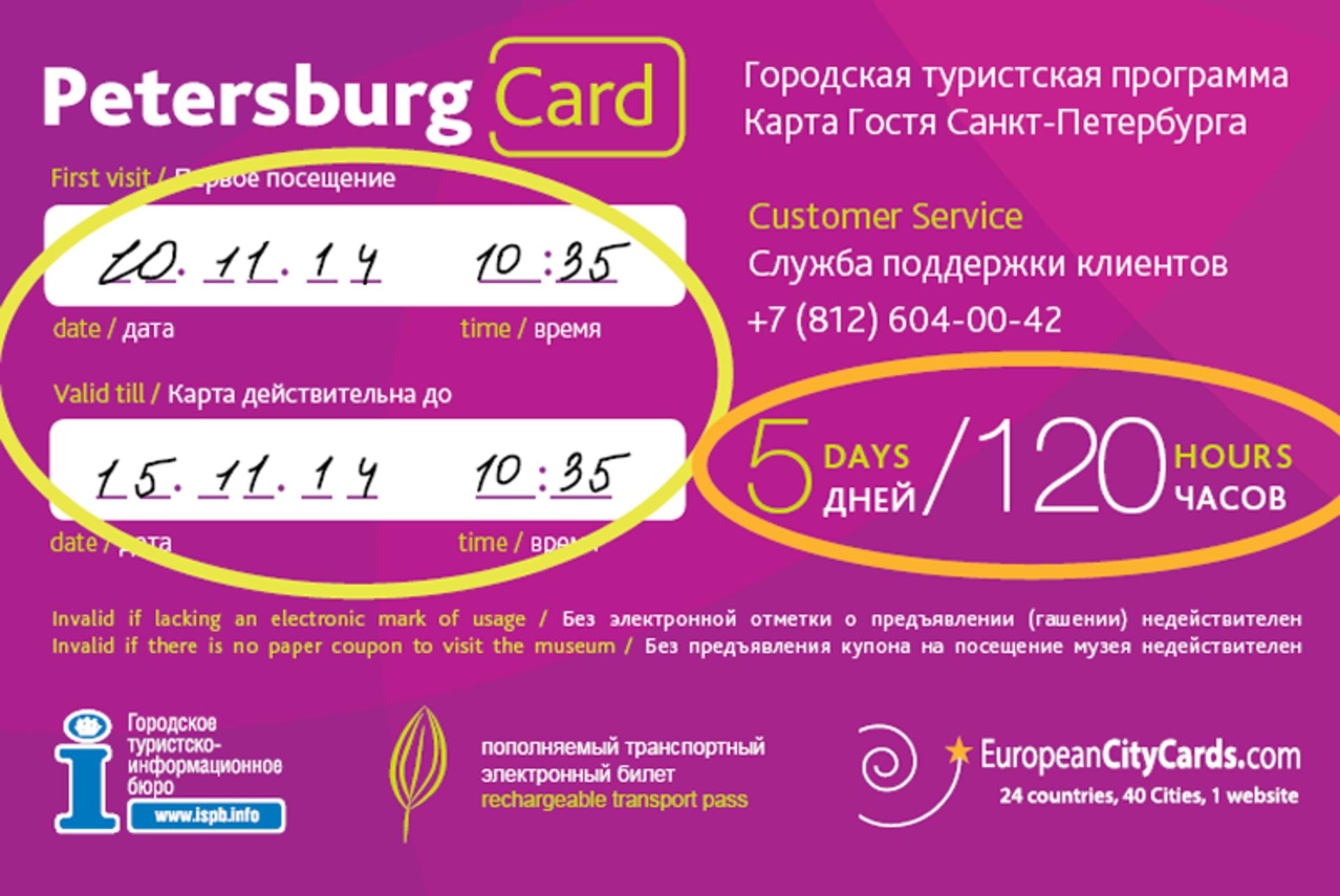 Saint Petersburg Card