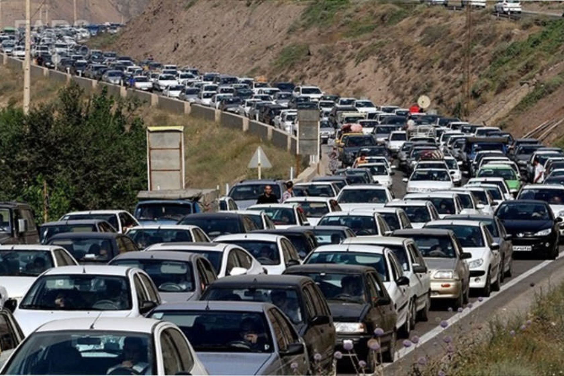 ترافیک در جاده ها