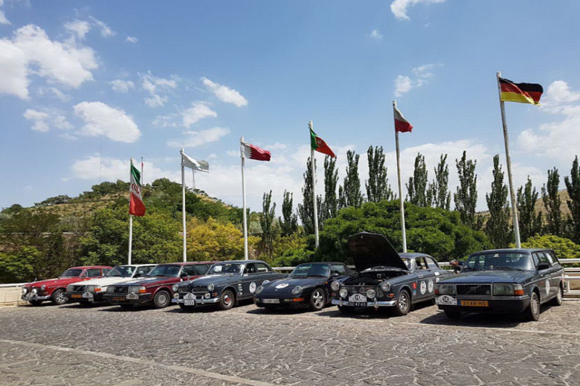 کاروان خودروهای کلاسیک هلند در تبریز