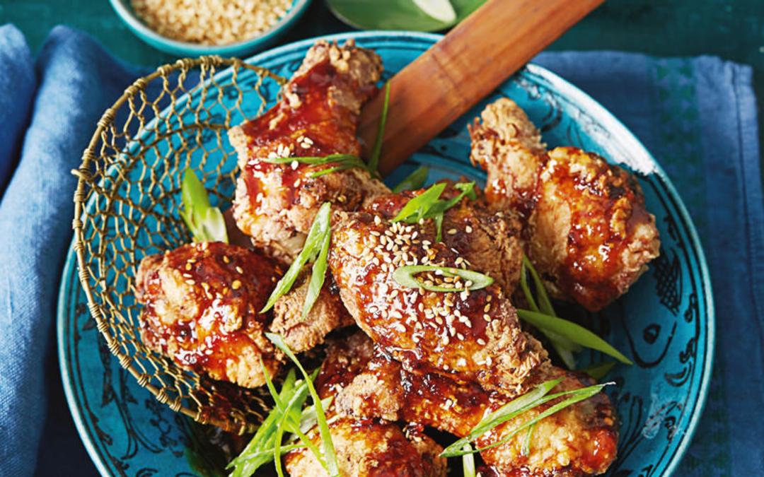 مرغ سخاری کره‌ای (Korean fried chicken)