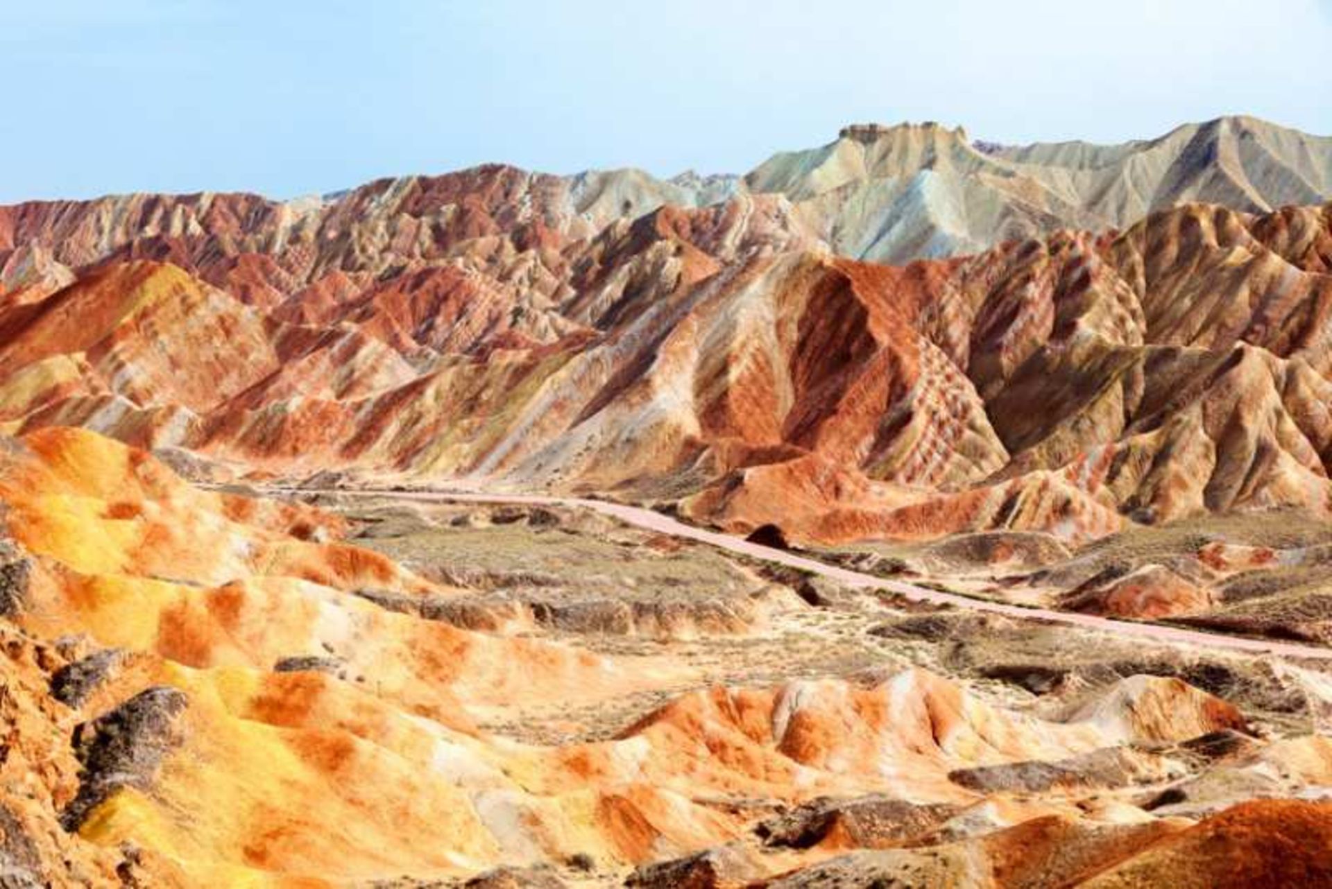 ژئوپارک ژانگی دانکسیا (Zhangye Danxia)، چین