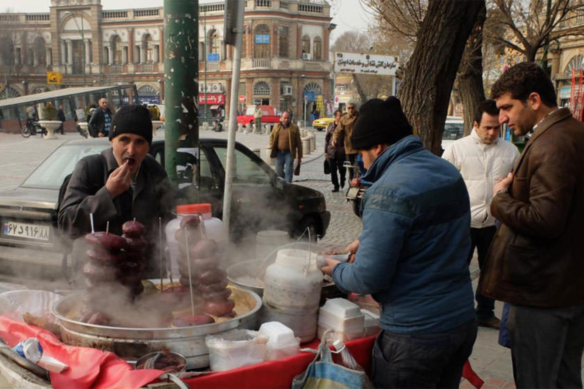 خوراکی‌های خیابانی شهر تهران