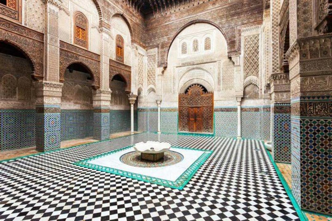 كتابخانه القراویین‌ (al-Qarawiyyin library) مراکش