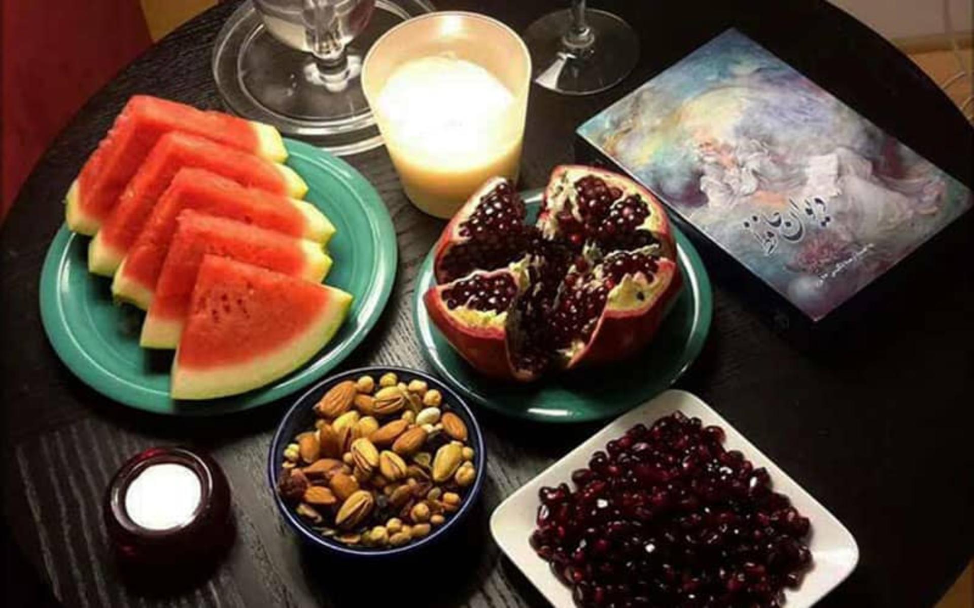 پذیرایی شب یلدا 
