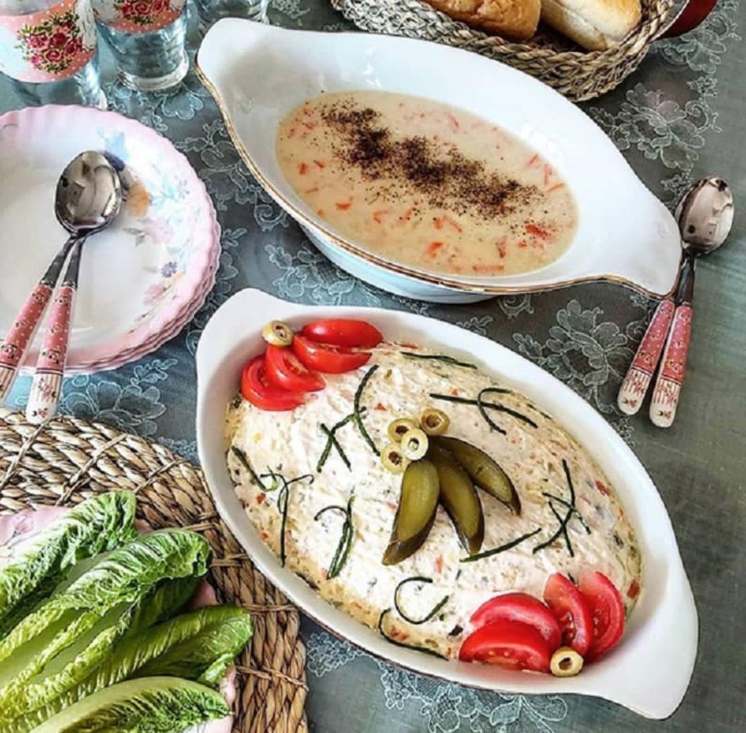 طرز تهیه سالاد الویه ساده بدون مرغ 