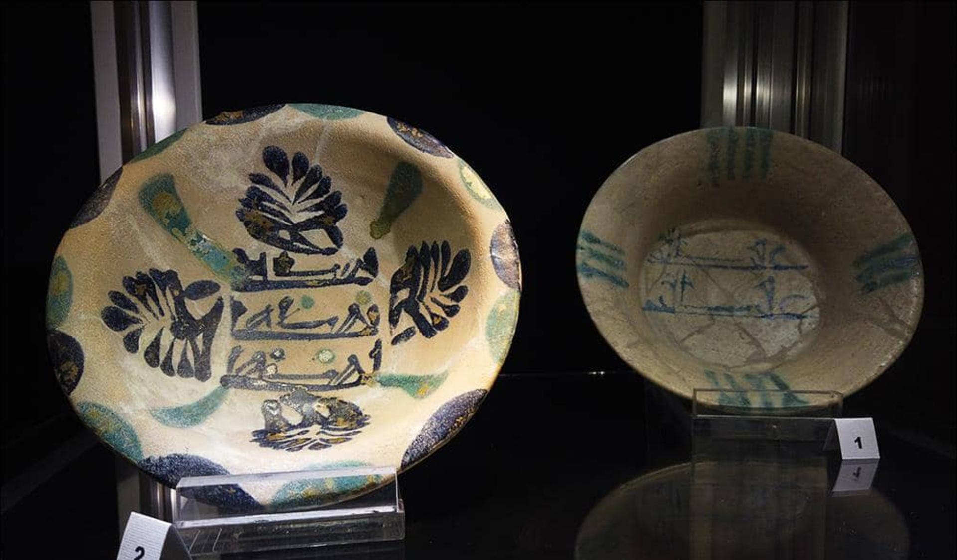 کاسه‌های سفالی موزه رضا عباسی