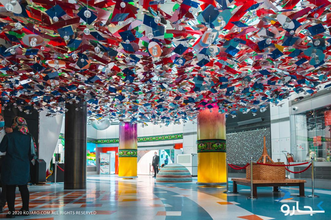 ورودی پلانتاریوم گنبد مینا در اراضی عباس آباد
