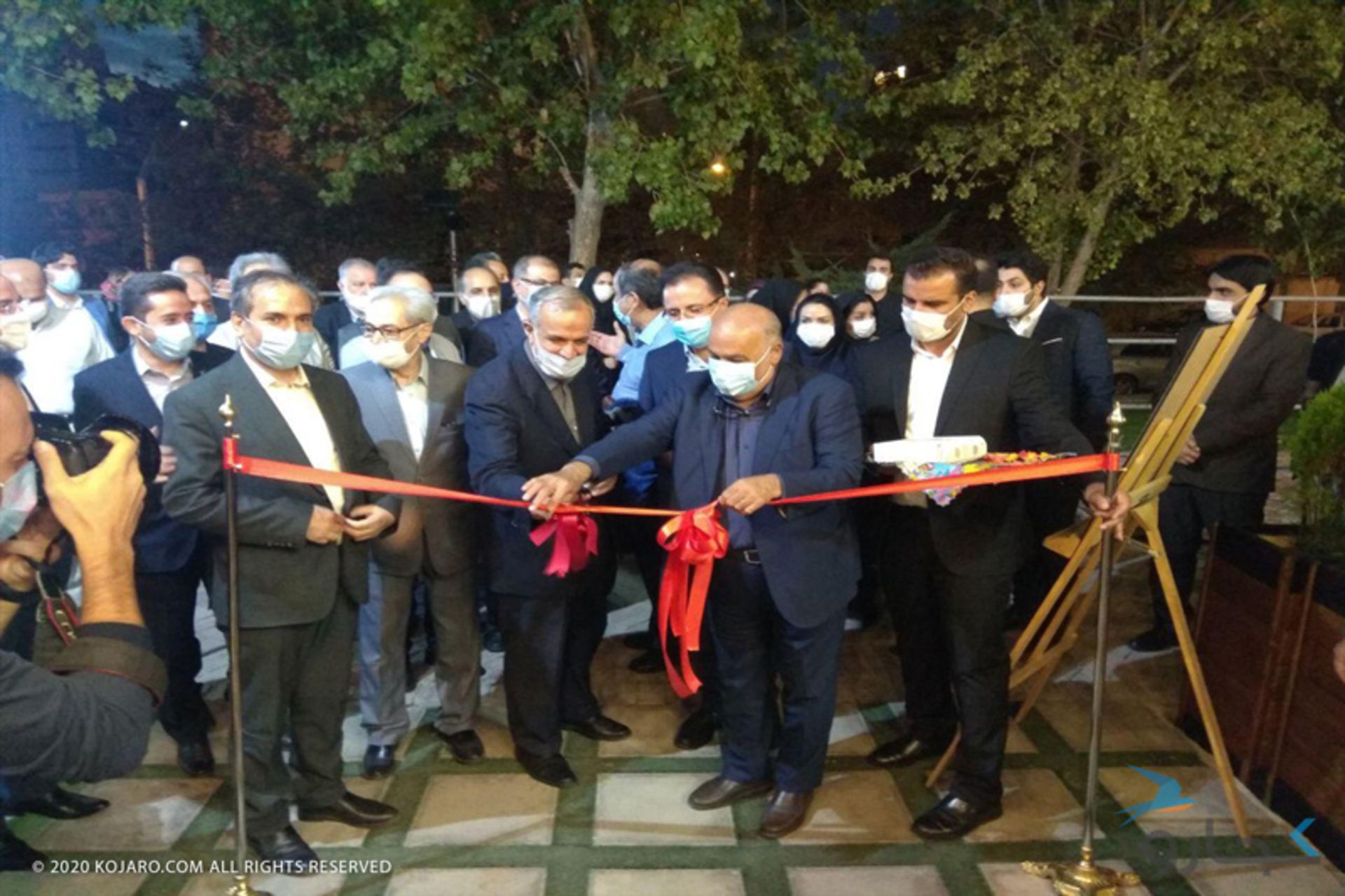 افتتاحیه گذر گردشگری آب و آتش توسط احمد مسجد جامعی و حسن خلیل آبادی از اعضای شورای شهر تهران