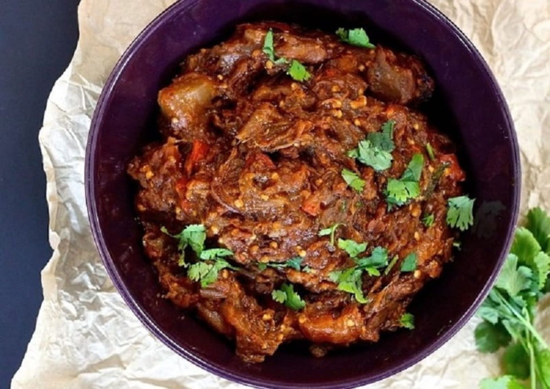 خوراک واویشکای بادمجان