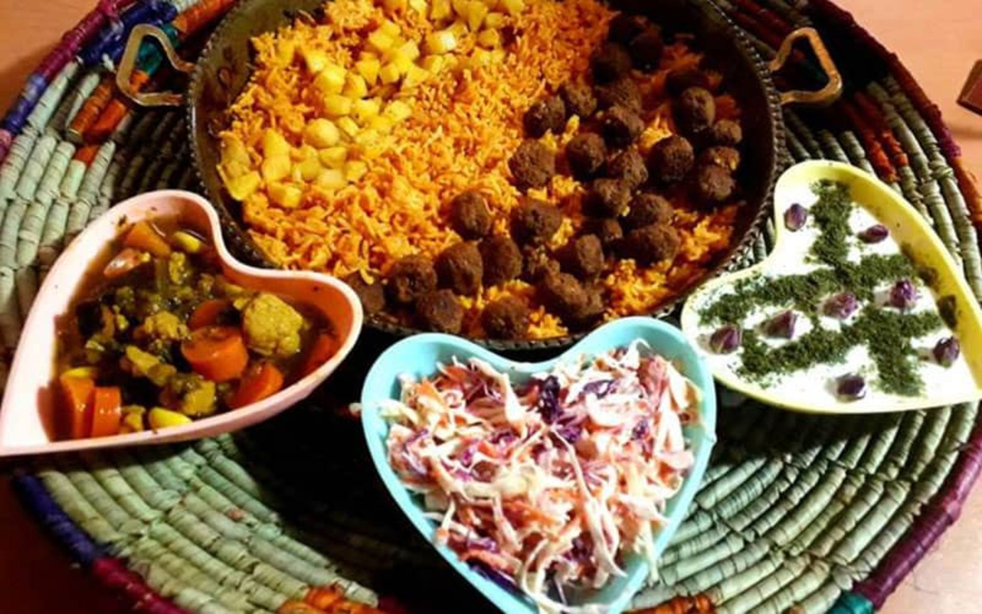 استانبولی پلو با گوجه