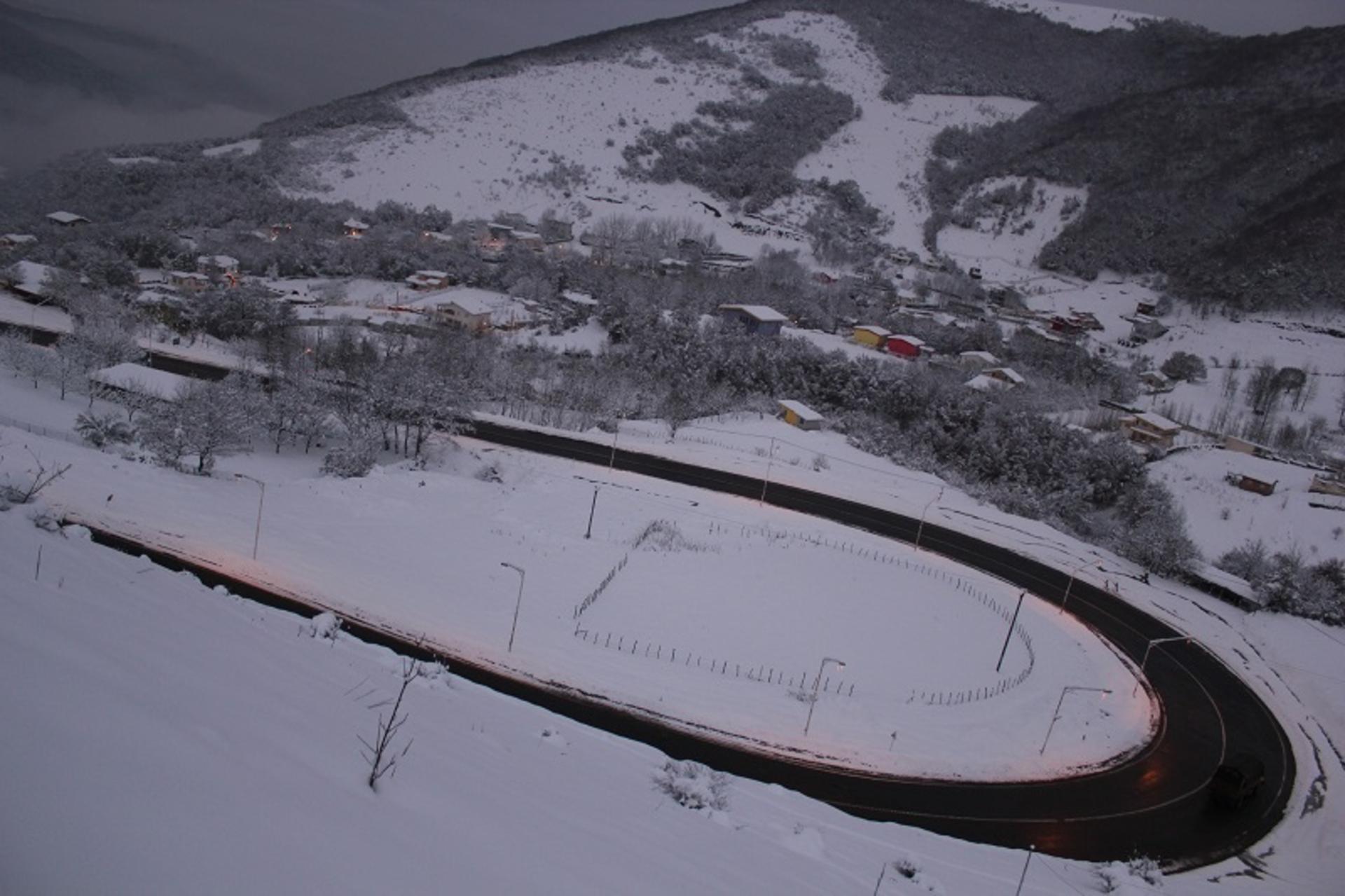 گردنه حیران در زمستان
