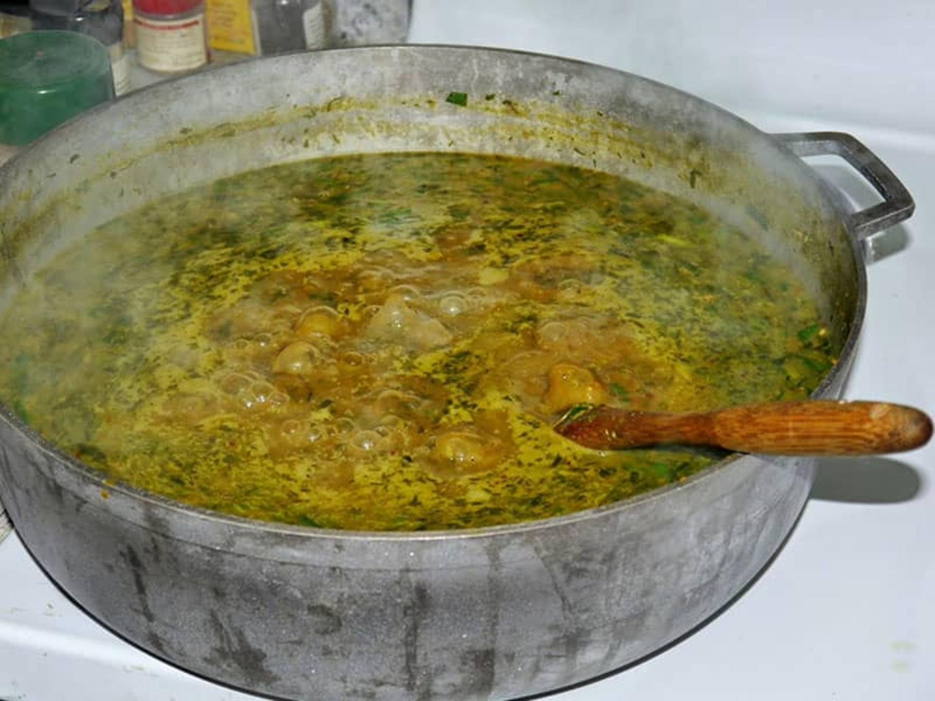 طرز تهیه آش شله قلمکار