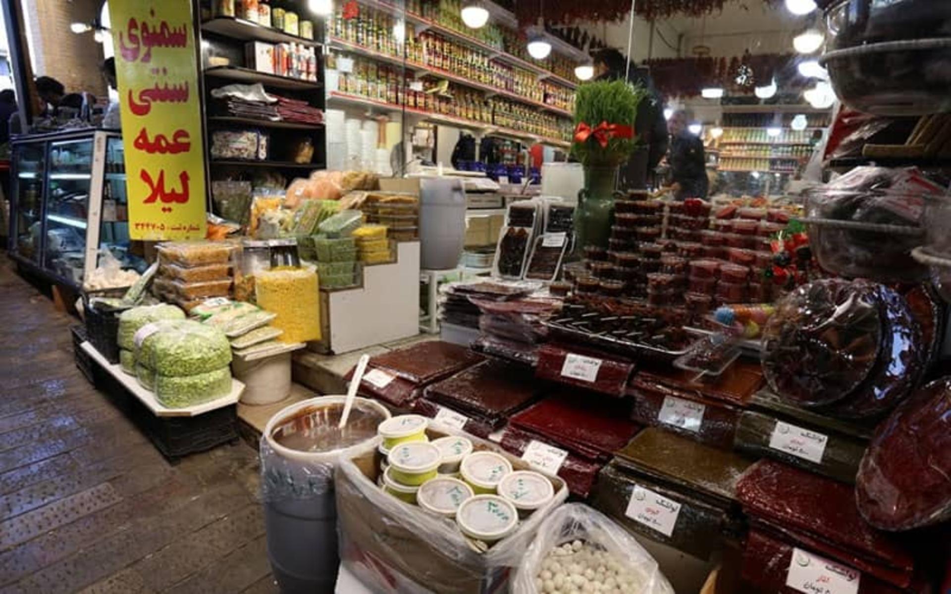 فروش سمنوی عمه لیلا در بازار تجریش