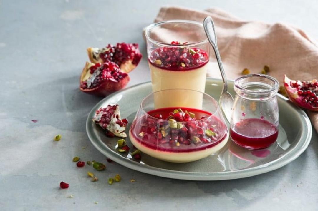 نکات مهم برای تهیه پاناکوتا با ژله انار