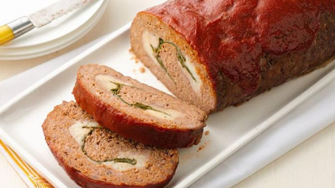 رولت گوشت چرخ‌کرده و طرز تهیه آن