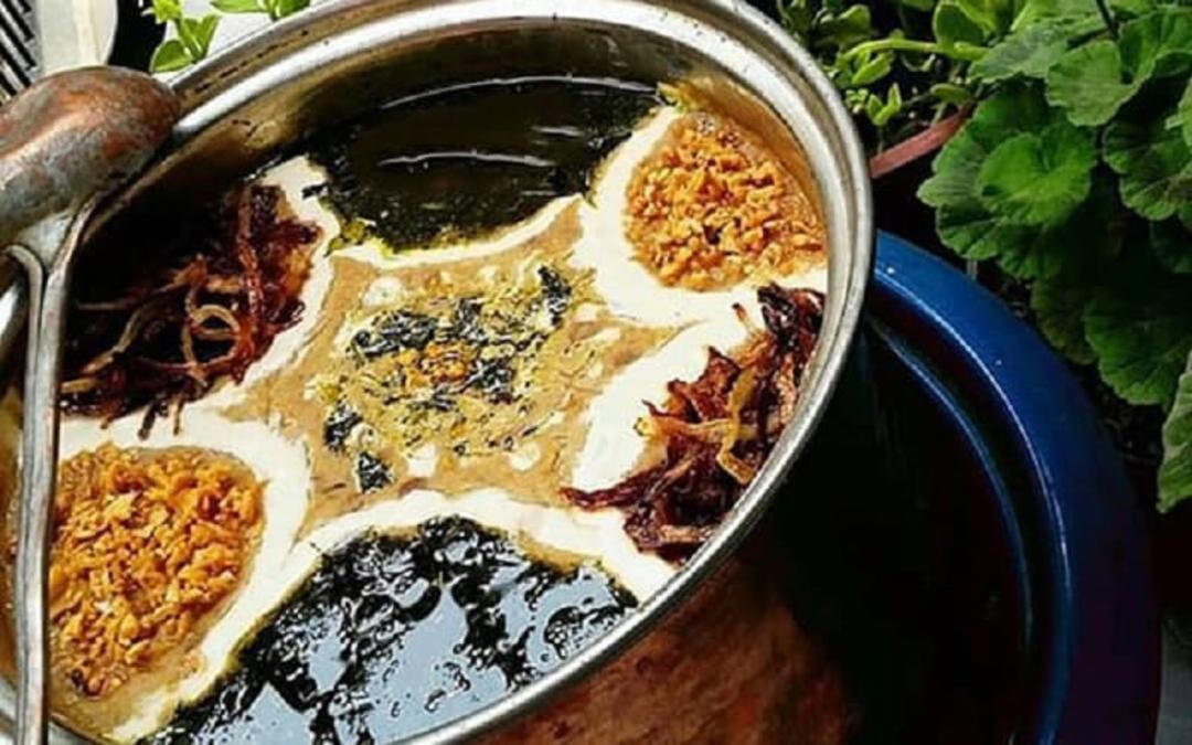طرز تهیه آش بادمجان ملایر