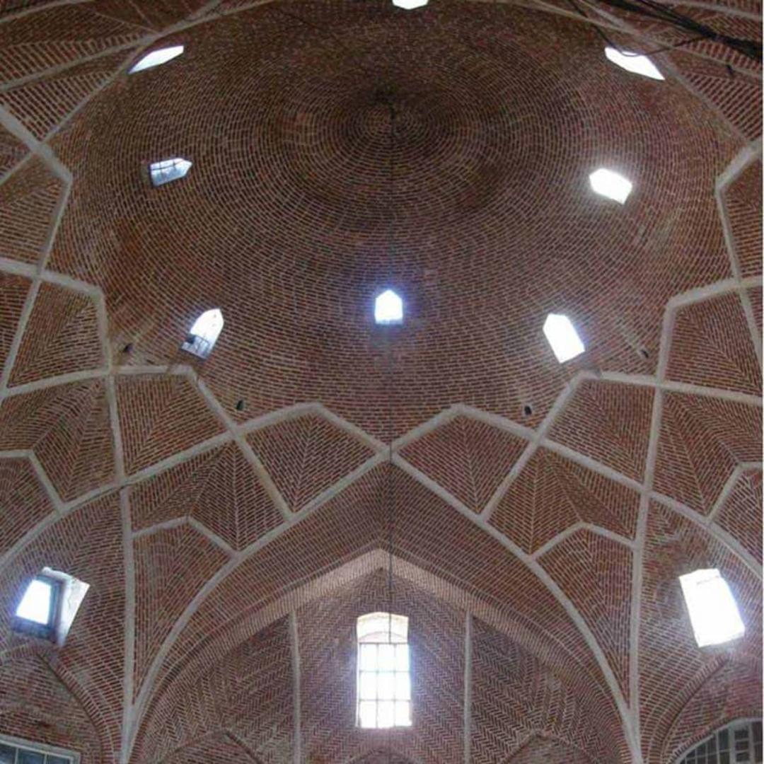 سقف تیمچه شیخ کاظم بازار تبریز