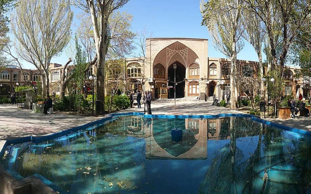 یکی از کاروانسراهای بازار تبریز