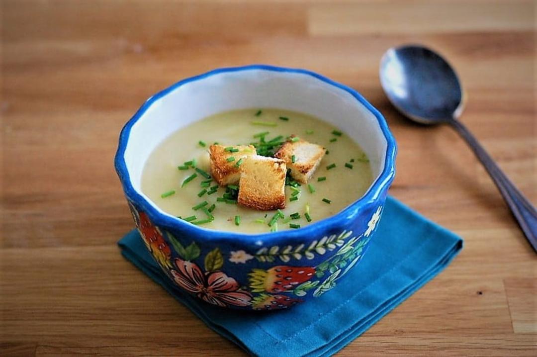 طرز تهیه سوپ پیازچه و قارچ