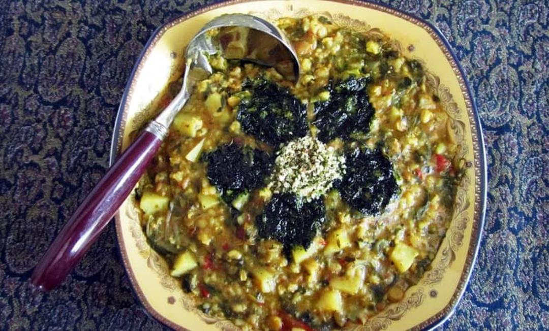 طرز تهیه آش شله پتله