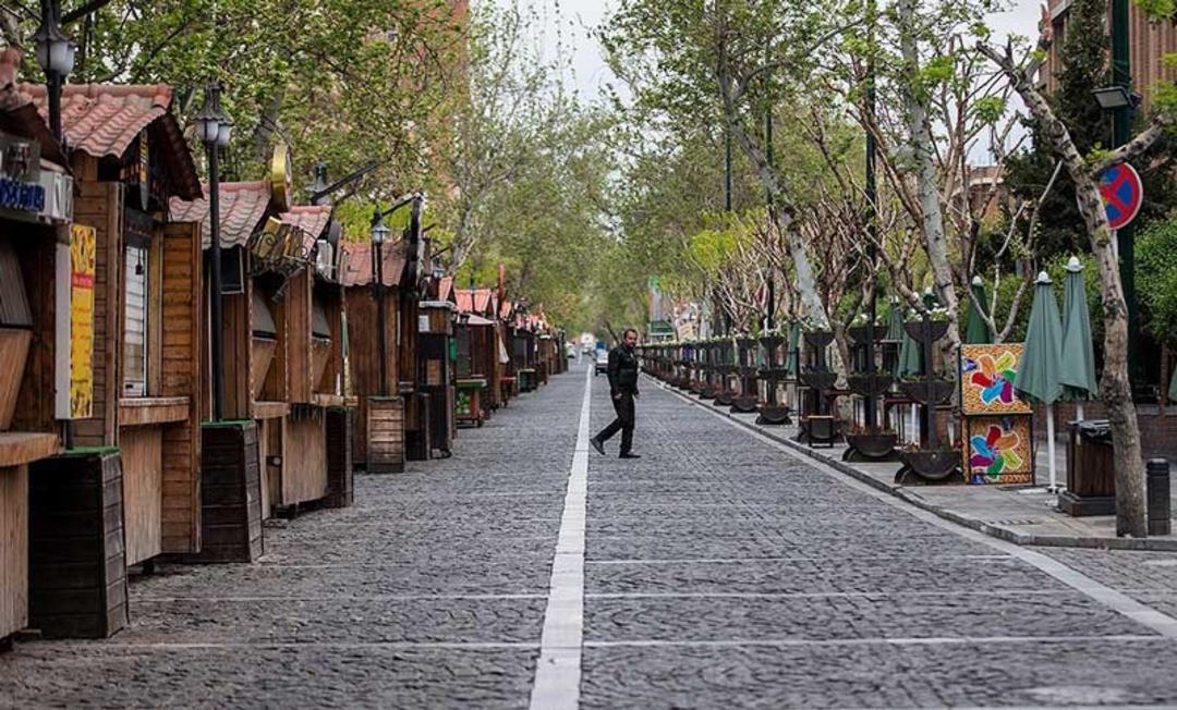 نمای کامل از کافه های غذا در خیابان سی تیر تهران