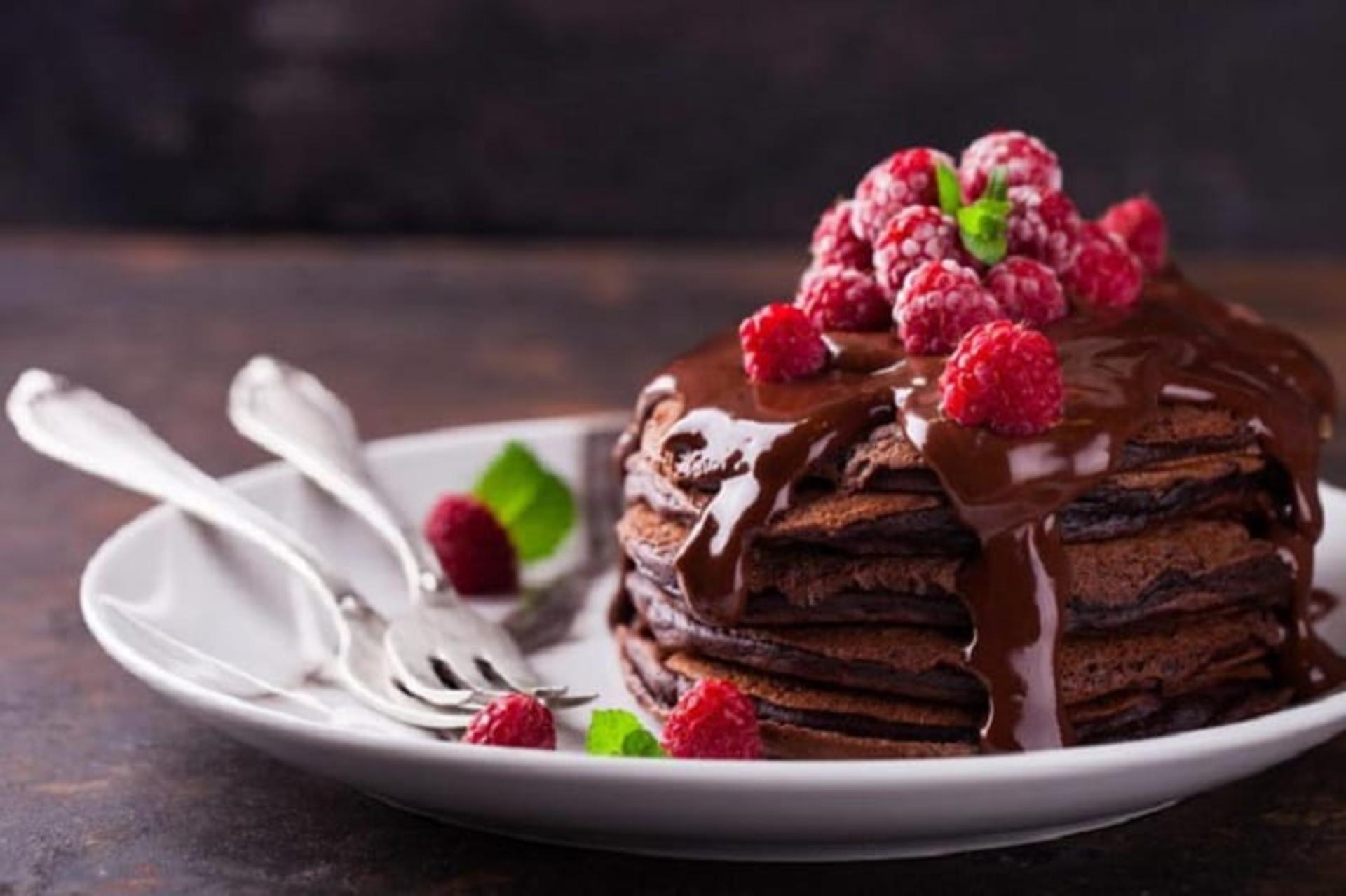 طرز تهیه پنکیک کاکائویی