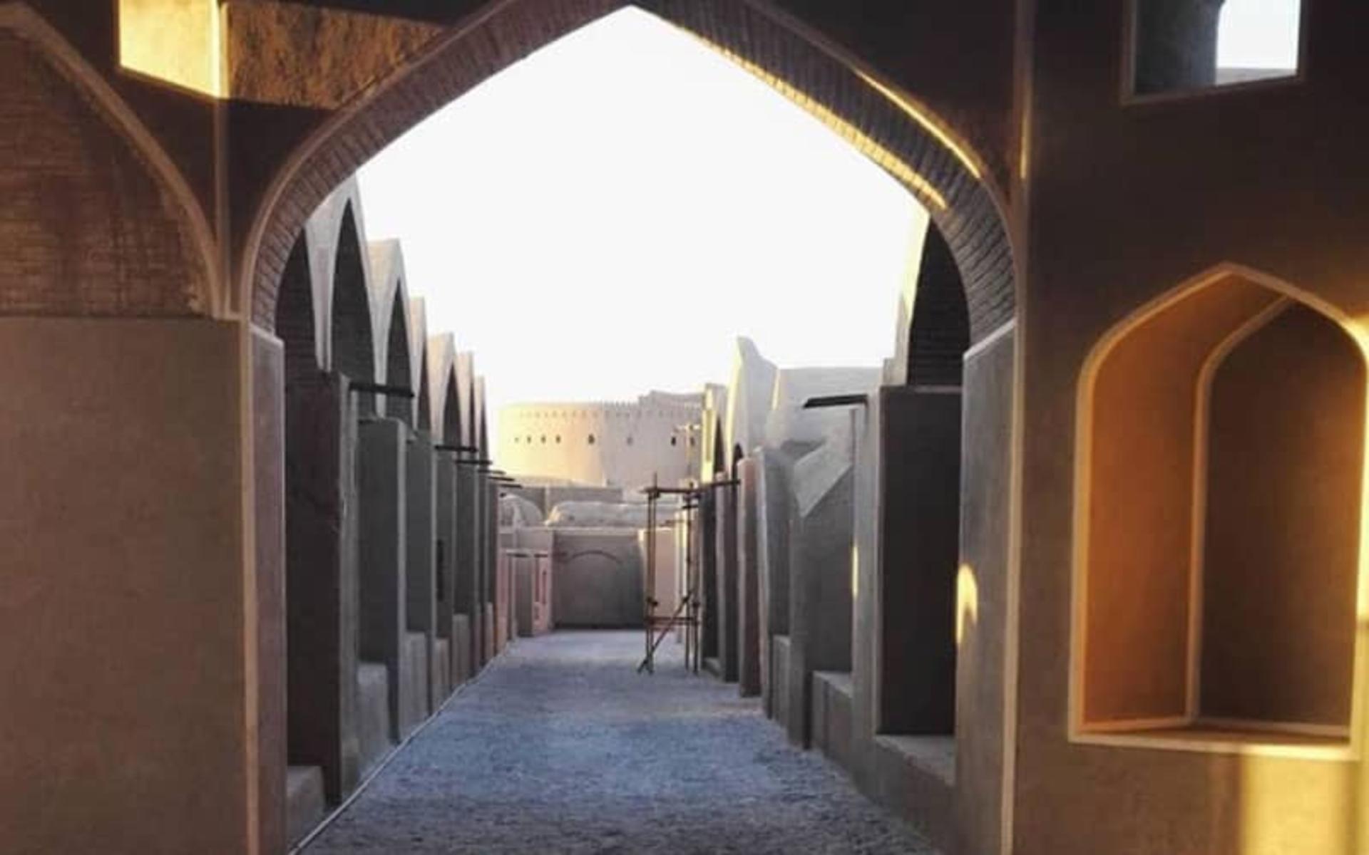 دالان مرمت شده ارگ بم