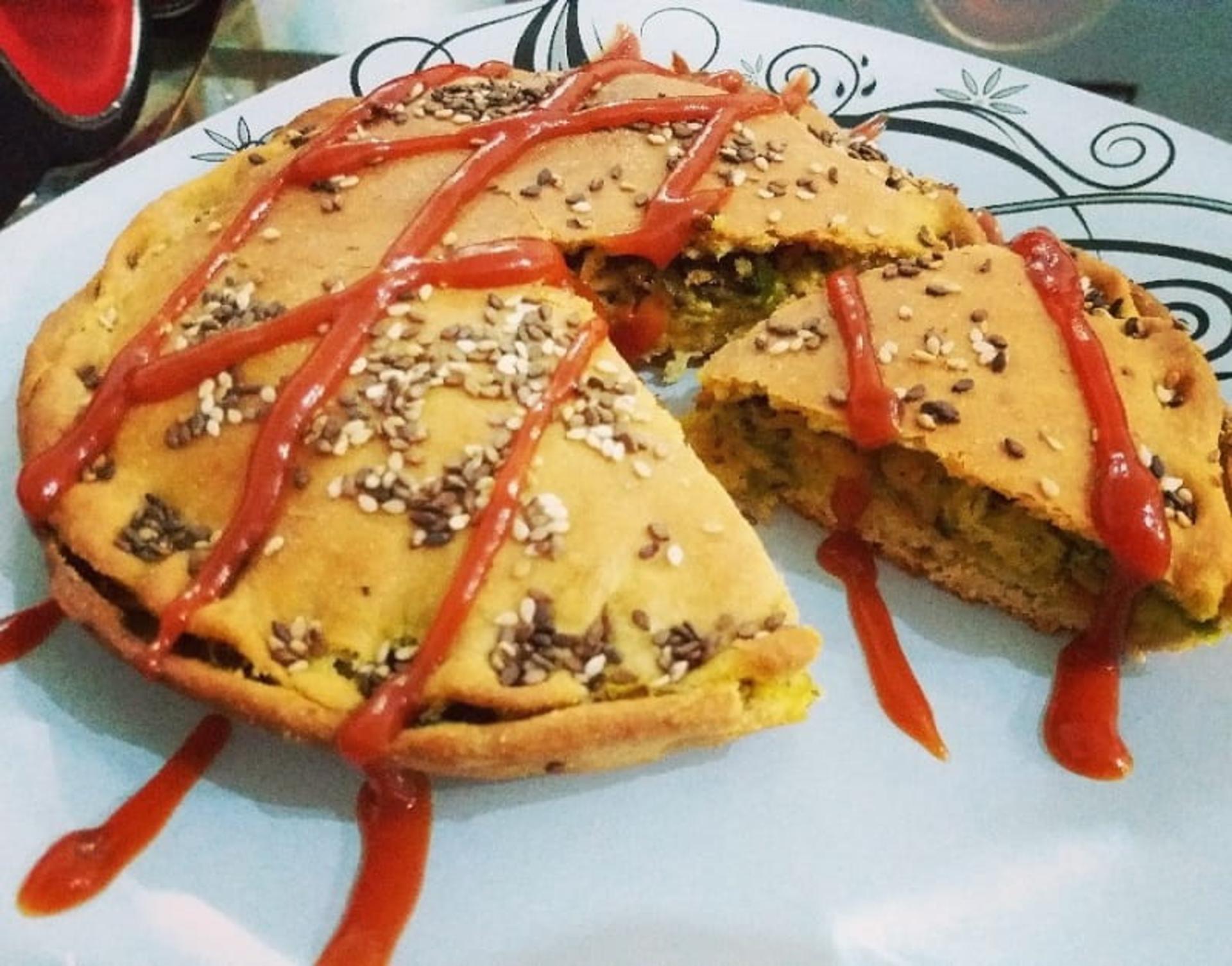 پاته مرغ و قارچ 