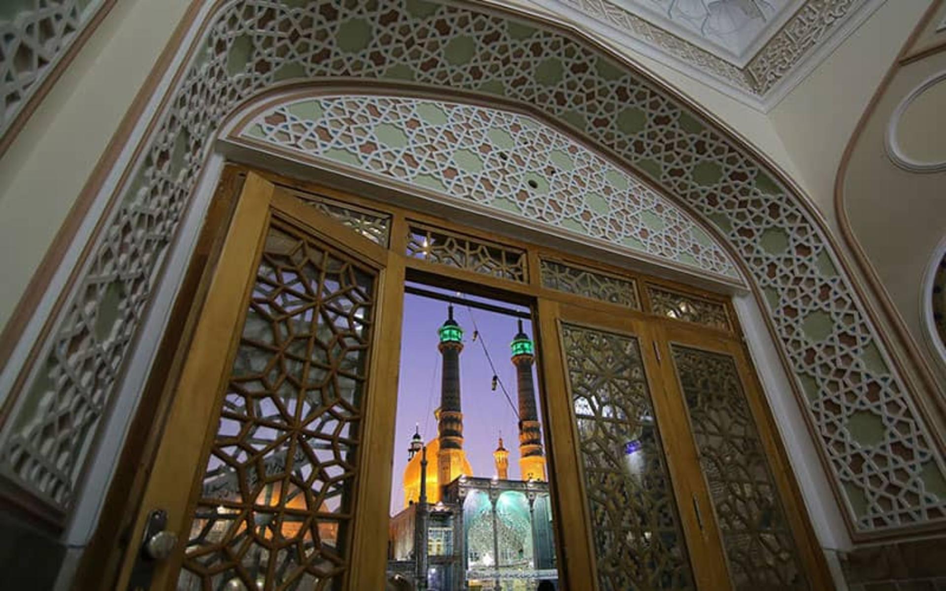 حجره ای در حرم حضرت معصومه