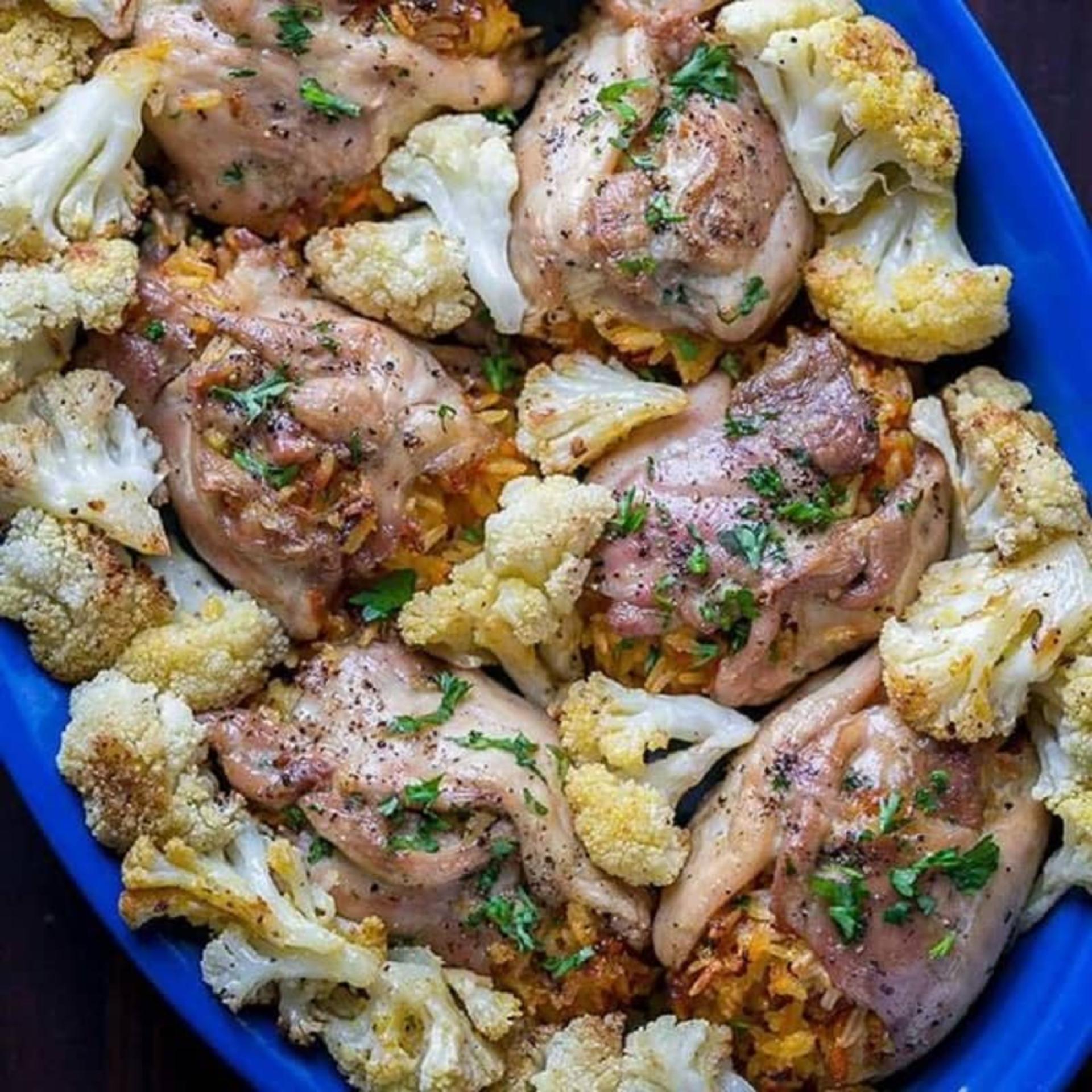 طرز تهیه ران مرغ پر شده با برنج 
