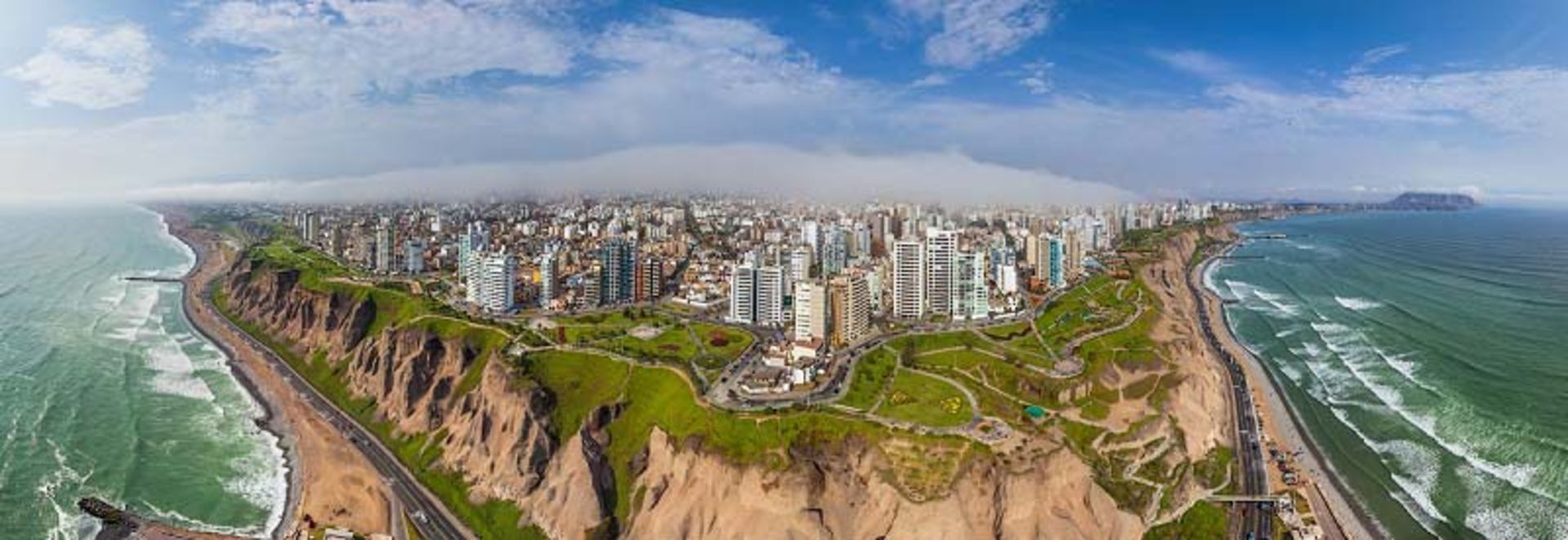 ساحل اقیانوس آرام در شهر لیما؛ پایتخت پرو