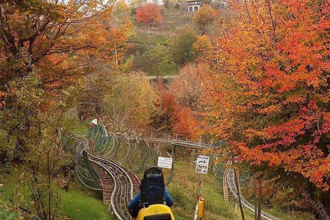 طبیعت پاییزی پارک جنگلی سیاهداران