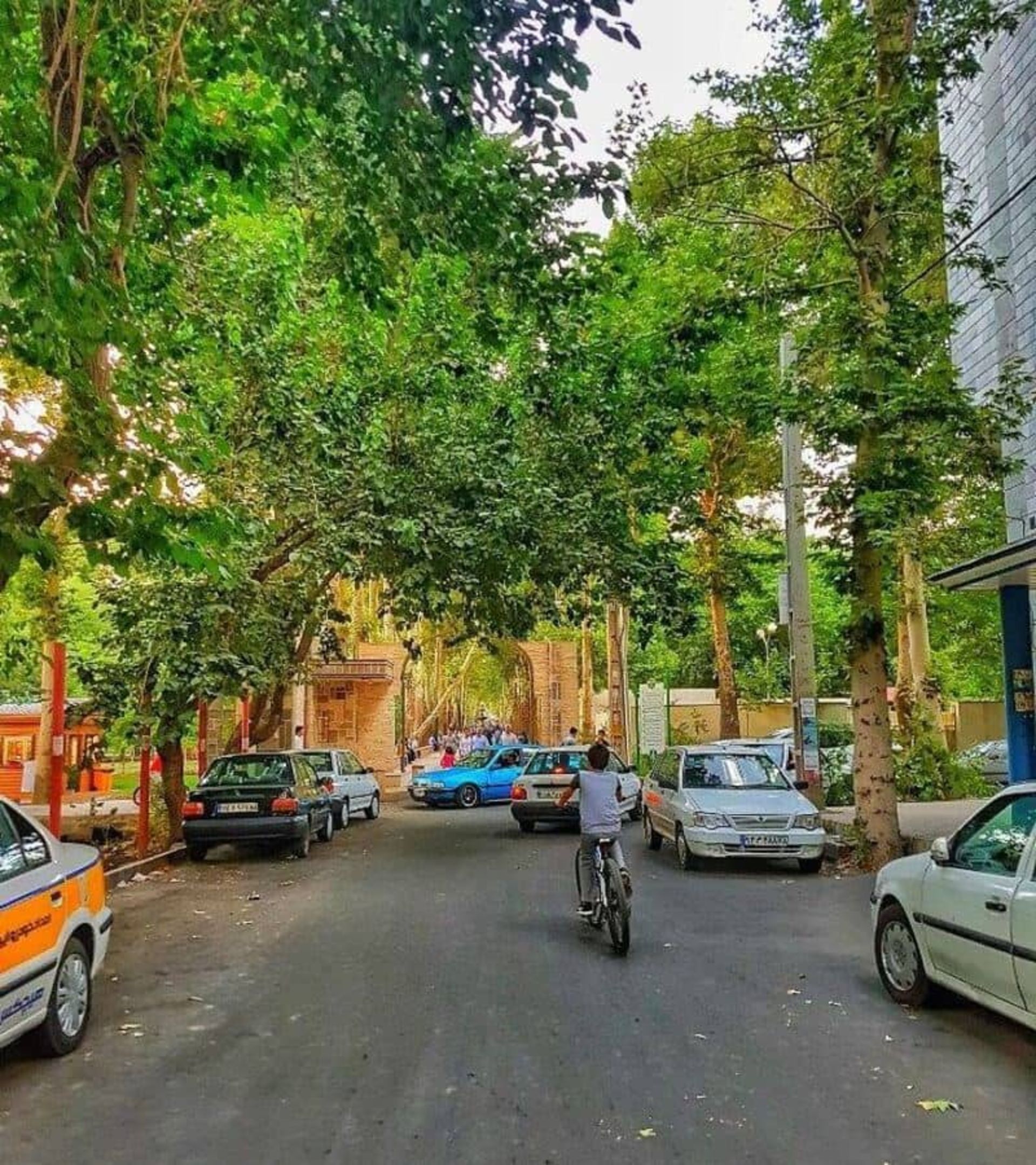 مسیر دسترسی به باغ فاتح