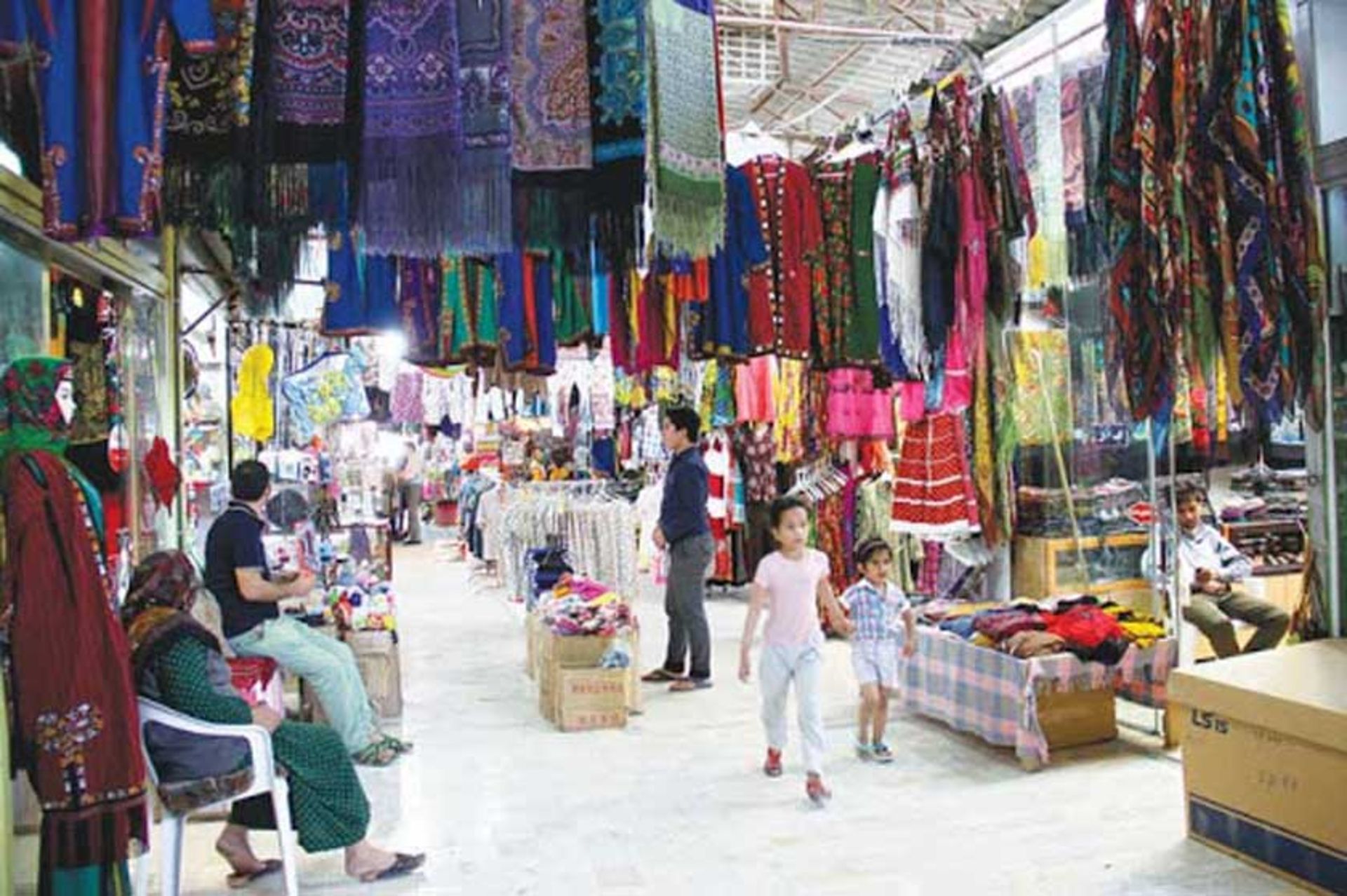 بازارچه ساحلی بندر گز