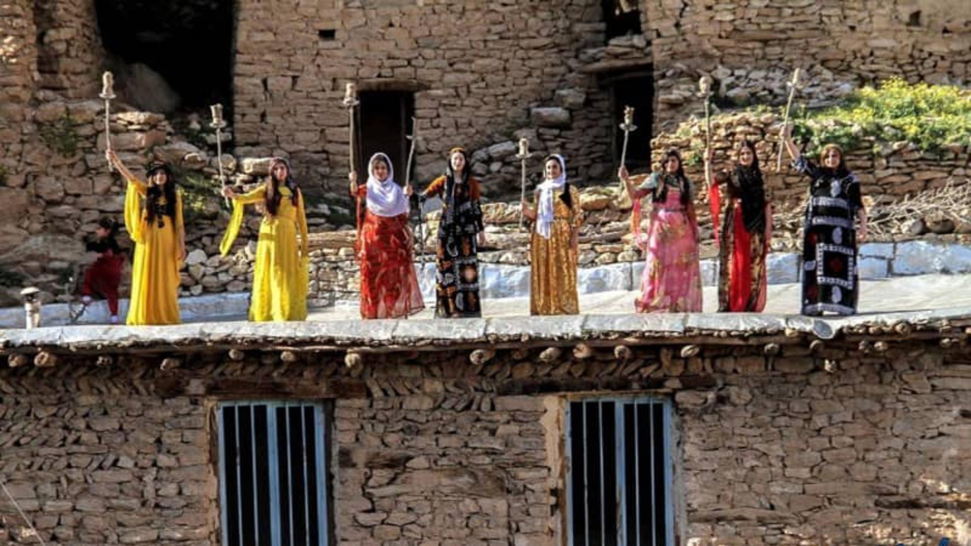 جشن نوروز  و آغاز بهار در روستای پالنگان