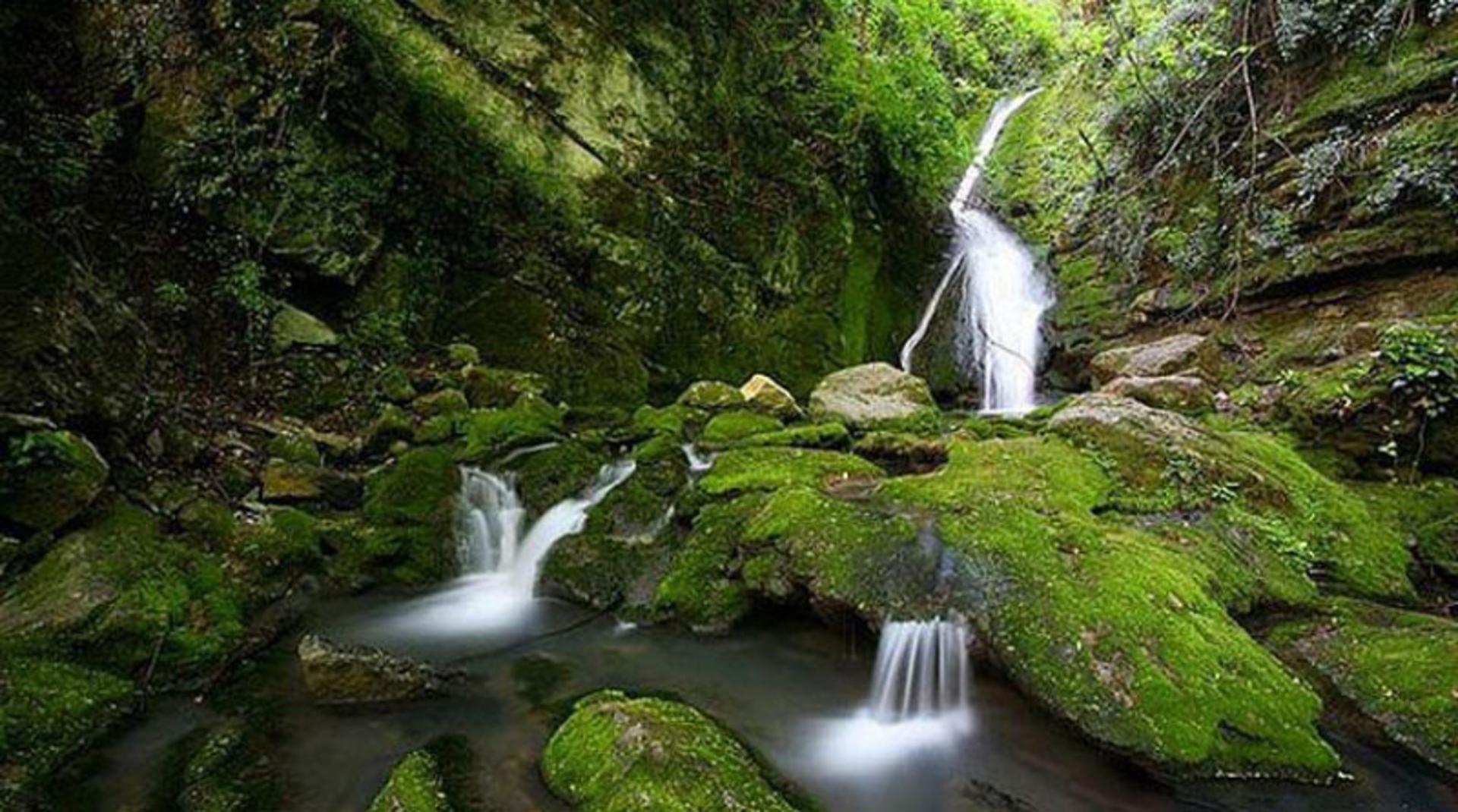 آبشارهای زیبای پشمکی و جوزک