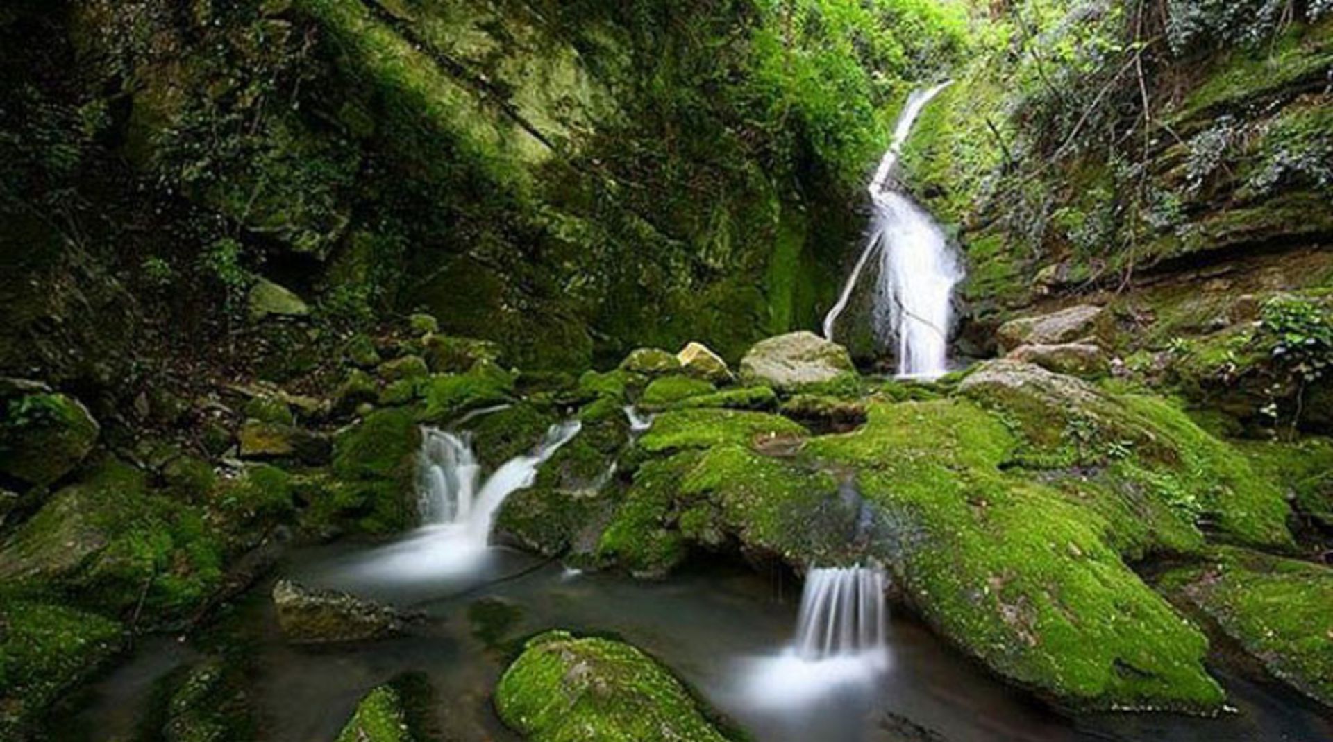 آبشارهای زیبای پشمکی و جوزک
