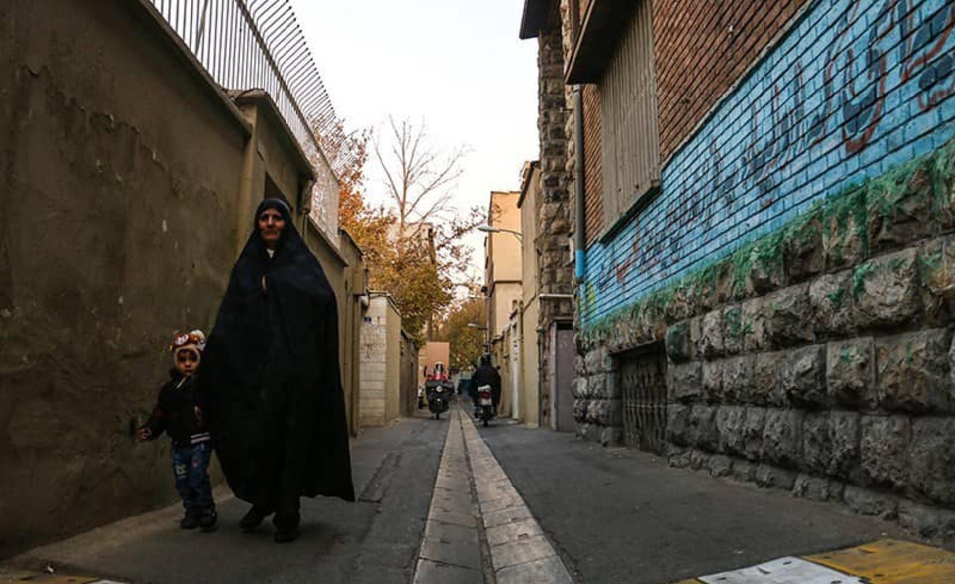 کوچه‌پس‌کوچه‌های تهران در محله عودلاجان