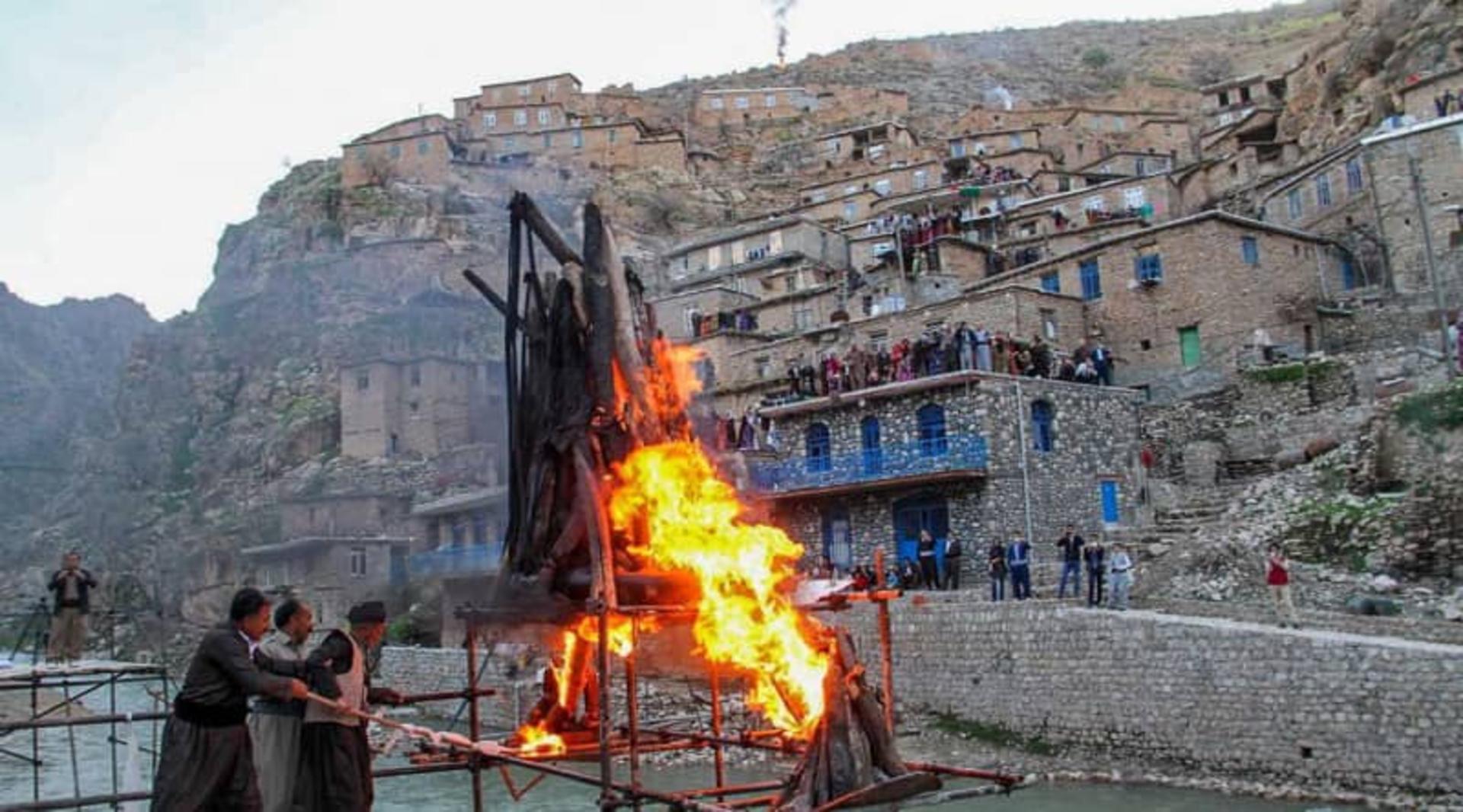 جشن نوروز  و آغاز بهار در روستای پالنگان
