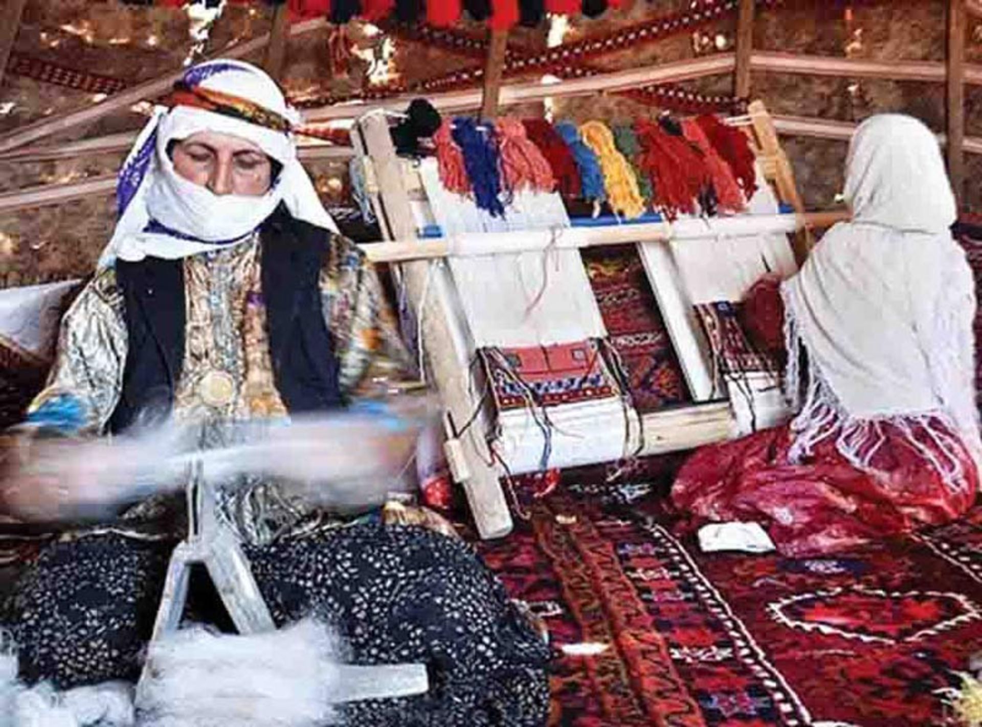 گلیم بافی موران