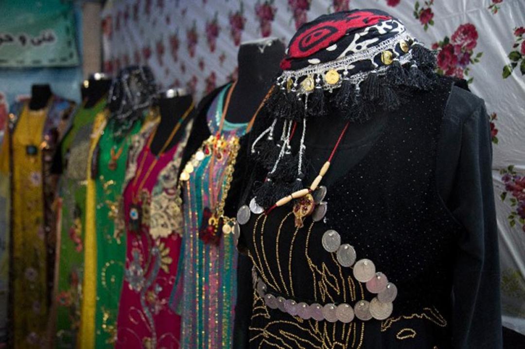 لباس‌های محلی زنان کردستان در نمایشگاه لباس