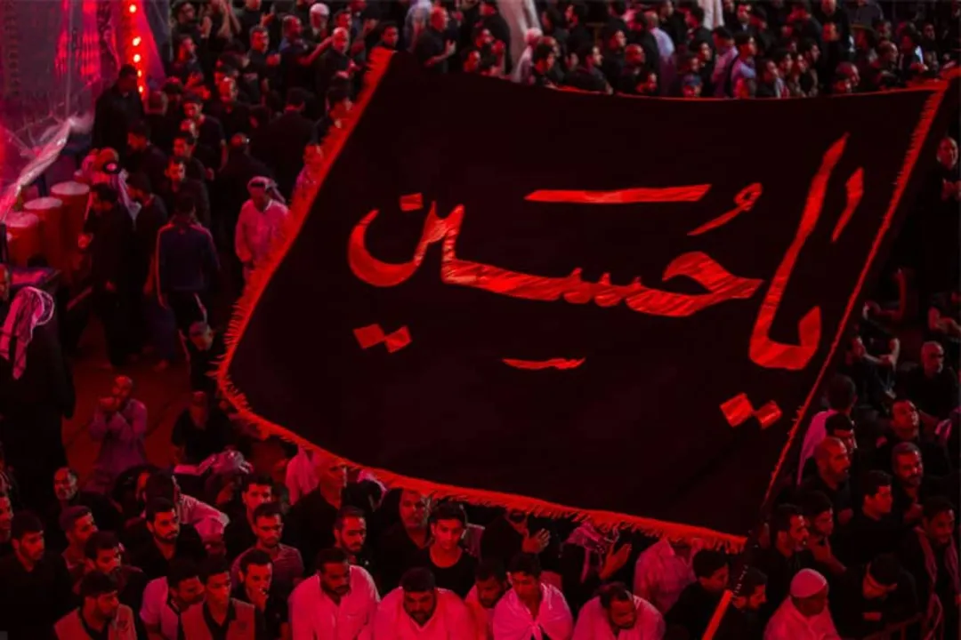 برگزاری دسته عزاداری محله عالی‌قاپو اردبیل در سالروز شهادت مسلم بن عقیل