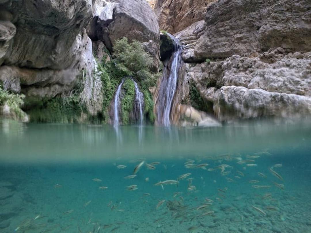 حوضچه های پر آب تنگه رغز
