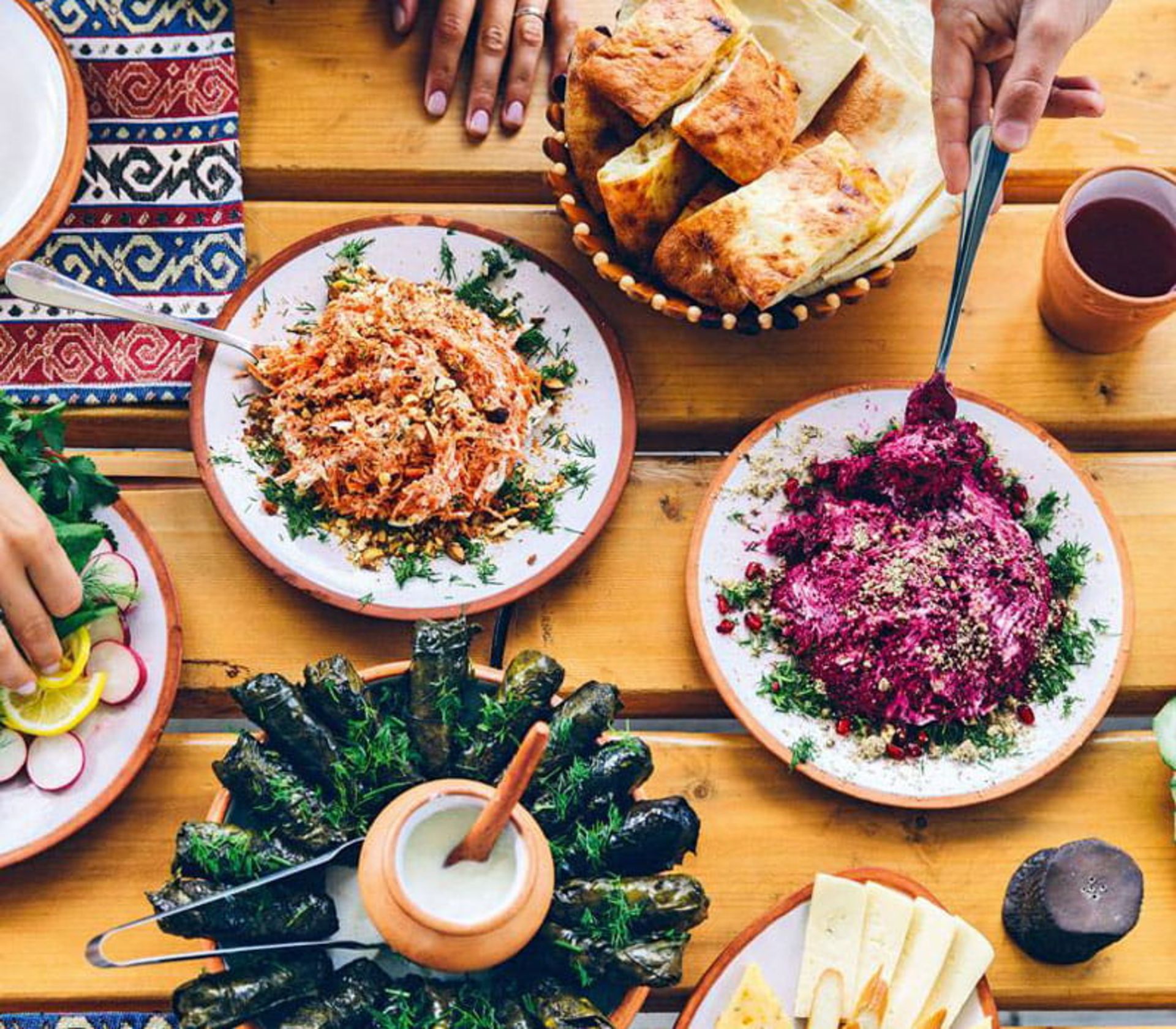 غذاهای ارمنی در سفر زمینی ارمنستان